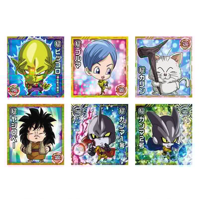 Schokoladen Waffeln mit Sammelsticker - Dragon Ball Super Warrior Seal Wafer Super Ultimate Sparking!!! - Bandai - 14 g (2)
