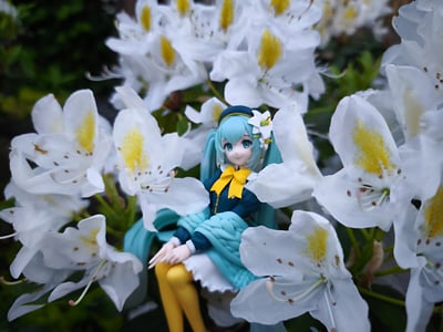 Lilien in weiß 🤍 · Hatsune Miku - Flower Fairy Lily - Noodle Stopper - Furyu