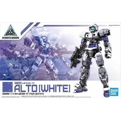 eEXM-17 Alto 01 (White) - 30 Minutes Missions - Model Kit - Bandai Spirits (1)