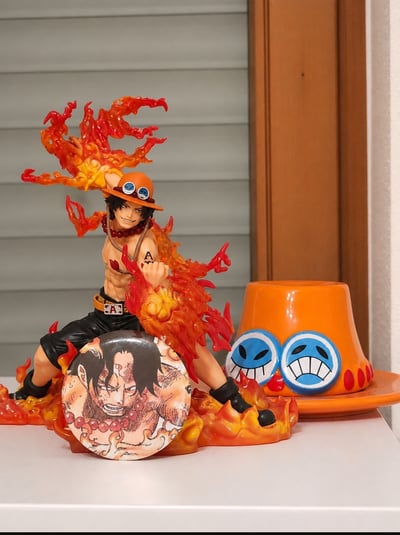 Portgas D. Ace the fire never dies · Portgas D. Ace – Bounty Rush 5th Anniversary – Figuarts Zero Extra Battle by Bandai Spirits