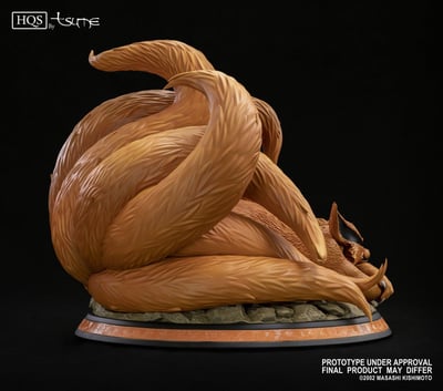 Naruto Uzumaki & Kyubi - Linked by Seal - Tsume HQS Statue - 11
