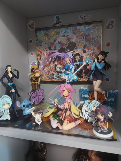 Gemütliches beisammen sein mit freundinen · Jibril and Chibi Shiro - Phat! - Re-Release