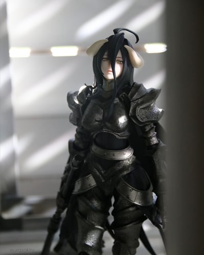 Albedo im Epic Modus · Albedo – Armor Version (L Size) | Overlord Pop Up Parade PVC Statue – Good Smile Company