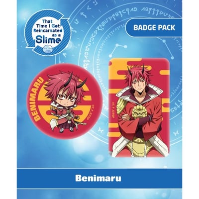 Benimaru - That Time I got Reincarnated as a Slime - Badge Pack - Pop Buddies (1)