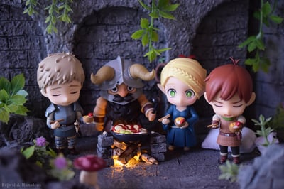Looks like the party found another delicious dungeon treasure! (๑ᵔ⤙ᵔ๑) · Nendoroid 2415 Senshi - Neuauflage