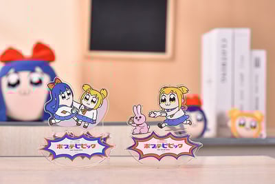 Popuko & Rabbit - Pop Team Epic Rocking Acrylaufsteller - Good Smile Moment (8)
