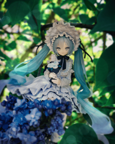 Blue Primadonna Girl 💙 — Hatsune Miku - Vintage Doll - Noodle Stopper - Furyu