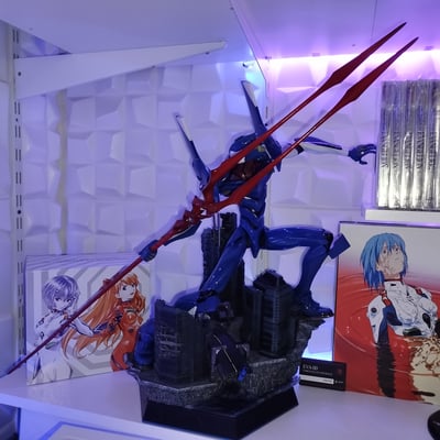 EVA-00 Through Outer Space – Neon Genesis Evangelion Resin Diorama von Oniri Créations