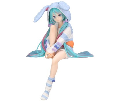 Hatsune Miku - Blue Color - Rabbit Ear Hood Pajama - Noodle Stopper - Furyu (10)