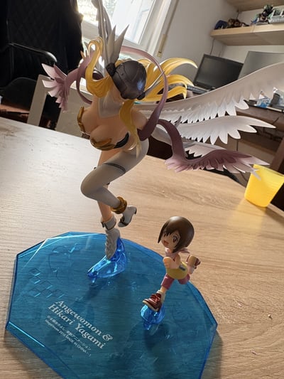 lets go. · Angewomon et Hikari Kari Yagami - Megahouse G.E.M. - Figurine d'exception Digimon Adventure