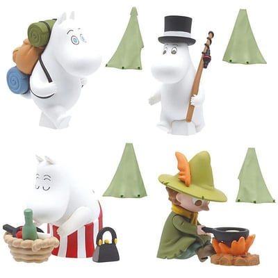 Zufällige Auswahl - Moomin - Mini Figuren (Moominvalley Camp Mascot) - Takaratomy Arts (1)