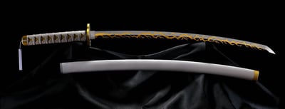 Nichirin Schwert (Zenitsu Agatsuma) - Demon Slayer Kimetsu no Yaiba 11 Proplica - Bandai (3).jpg