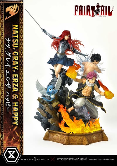Natsu, Gray, Erza, Happy - Standard Version - Concept Masterline - Prisma Wing - Prime  Studio (11)