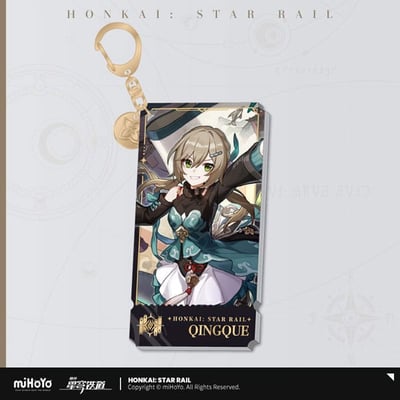 Honkai: Star Rail Charakter Acryl Schlüsselanhänger Qingque 9 cm (1)