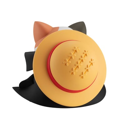 Monkey D. Ruffy & Trafalgar Law & Eustass Kid Set - One Piece Nyanto: Big Nyan Piece - Megahouse (4)