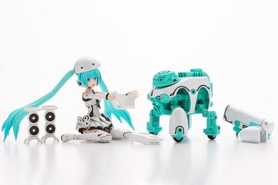Hatsune Miku & Tamotu (Miku Ver.) - Frame Arms Girl Model Kit - Maruttoys (21).jpg