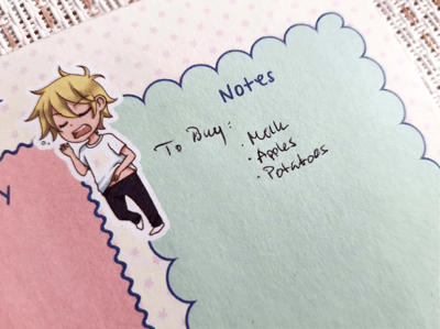 Notizblock DIN A5- Manga Kawaii Chibi Wochenplaner - nayght-tsuki_7.png