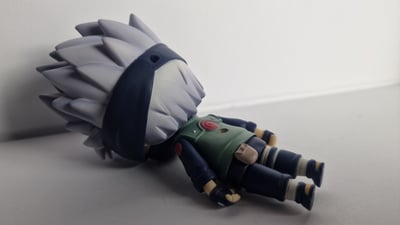 Kakashi nach jedem Kampf: · Nendoroid 724 Kakashi Hatake – Neuauflage