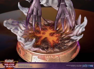 Rotäugiger schwarzer Drache - Violette Edition - First 4 Figures Yu-Gi-Oh! PVC Figur (6)