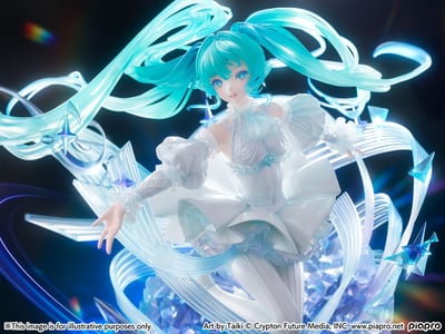 Hatsune Miku - Crystal Dress - Shibuya Scramble Figure - CyberZ / eStream - 1