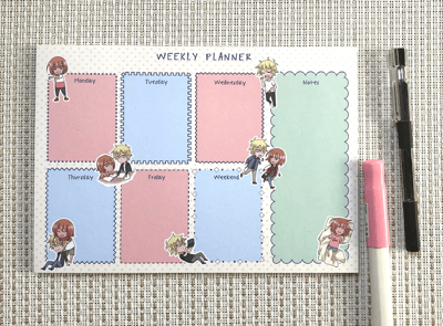 Notizblock DIN A5- Manga Kawaii Chibi Wochenplaner - nayght-tsuki_1.png