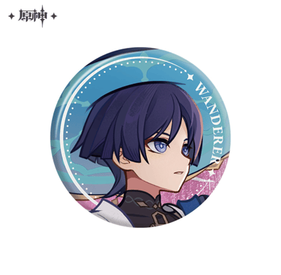 Wanderer - Genshin Impact - Button Version 2 - miHoYo (1)