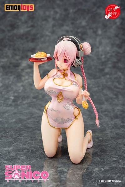 Super Sonico - China Dress Statue Series - Emontoys - 7