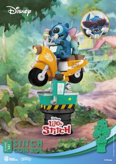 Stitch - Coin Ride - D-Stage - Beast Kingdom Toys (2)