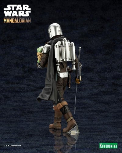 Mandalorian mit Grogu - Star Wars - ARTFX - Kotobukiya (5).jpg