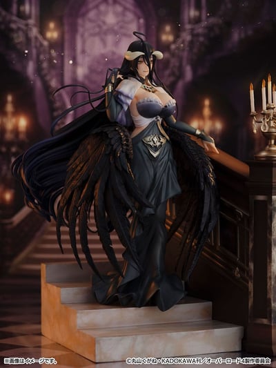 Albedo - Jet Black Dress Ver. | Shibuya Scramble Figure | Overlord | eStream | 1/7 Scale - 8