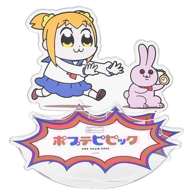 Popuko & Rabbit - Pop Team Epic Rocking Acrylaufsteller - Good Smile Moment (3)