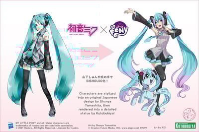 Hatsune Miku - Vocaloid X My Little Pony - Bishoujo - Kotobukiya (21).jpg