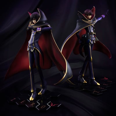 Lelouch Lamperouge / Suzaku Kururugi - Zero - 10th Anniversary G.E.M. Series Figure - 10