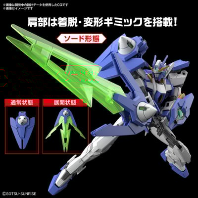 GN-0000DVR/II Gundam 00 Diver Arc - Gundam Build Metaverse - HGGBM 1/144 - Modelkit - Bandai Spirits (1)