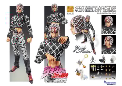 Guido Mista - Version Black - Super Action Statue - Medicos (10)