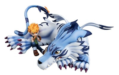 Garurumon & Yamato (Matt) Ishida - Megahouse G.E.M. Statue - 1