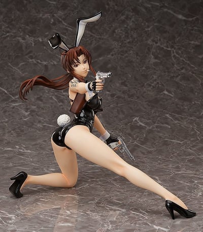Revy - Black Lagoon - 1:4 B-Style Bunny - Bare Leg - FREEing2.jpeg