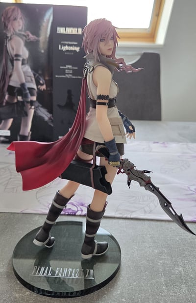 Lightning FFXIII Good Smile Company — Lightning - PVC Statue (27 cm) | Good Smile Company x Square Enix | Final Fantasy XIII