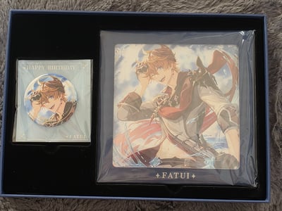Foto: Tartaglia - Geburtstagkarte Set - Button, Shikishi, Aufkleber und Brief (Chinesisch) -Genshin Impact - miHoYo
