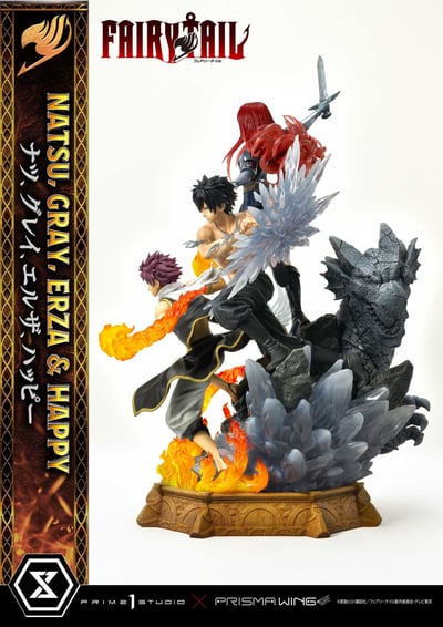 Natsu, Gray, Erza, Happy - Standard Version - Concept Masterline - Prisma Wing - Prime  Studio (8)