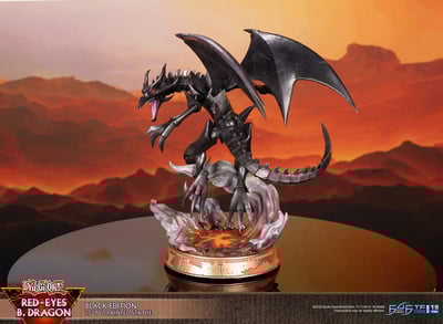 Rotäugiger schwarzer Drache - Schwarze Edition - First 4 Figures Yu-Gi-Oh! PVC Figur (20)