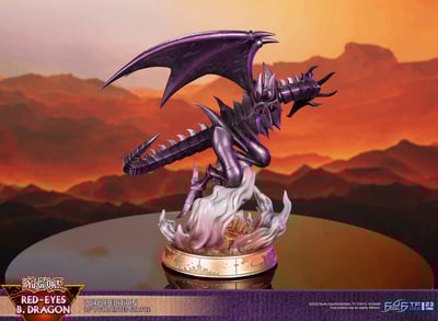 Rotäugiger schwarzer Drache - Violette Edition - First 4 Figures Yu-Gi-Oh! PVC Figur (18)