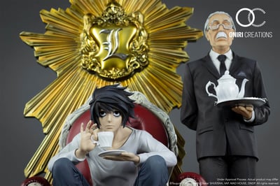 L & Watari – Death Note Diorama Statue von Oniri Creations - 9