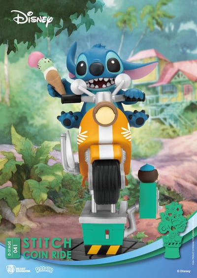 Stitch - Coin Ride - D-Stage - Beast Kingdom Toys (5)