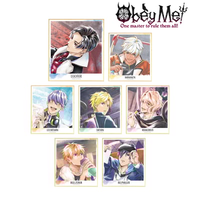 Zufällige Auswahl - Obey Me! - Mini Shikishi (Trading Ani-Art Aqua Label) - Armabianca (1)