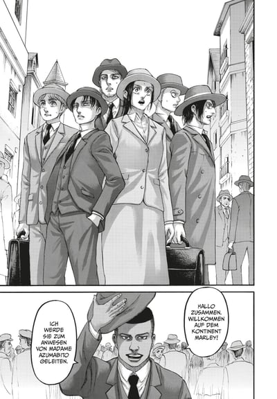 Attack on Titan - Carlsen - Band 31-34 in collector's slipcase with extra - 9