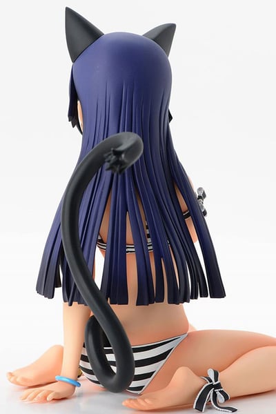 Kuroneko - 1/4 - Striped Swimsuit Nekomimi - 12