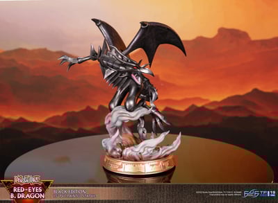 Rotäugiger schwarzer Drache - Schwarze Edition - First 4 Figures Yu-Gi-Oh! PVC Figur (15)
