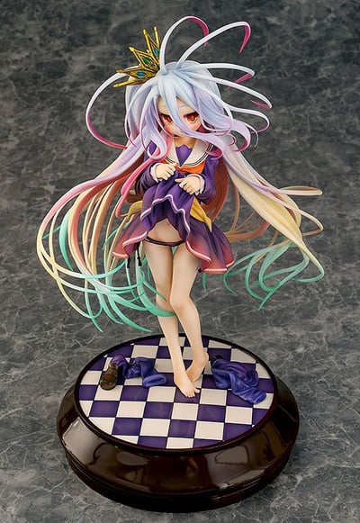 Shiro - Tuck Up Version avec Chibi Tet - Phat Company - Figurine 1/7 No Game No Life - 8