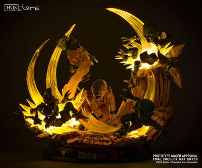 Krillin vs. Saibaman – Dragon Ball HQS Statue by Tsume - 8